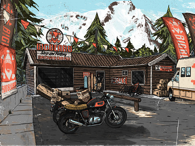 Big Bearb Shop illustration