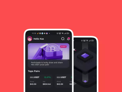 Polkadex- Crypto Currency Trading App app design mobile app design mobile app development mobile app development company mobile app ui uiux