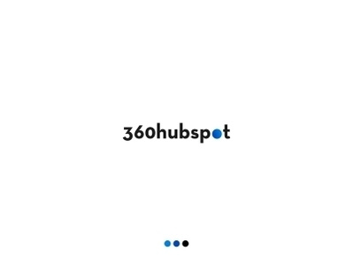 360Hubspot logo. 360 blue gradient lettering logo logo design logo lettering logotype