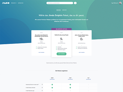 Pricing Product Page