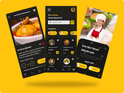 Food App food app food delivery app product design ui visual design