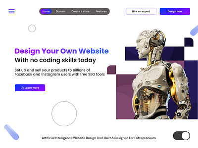 Learn AI web design [light mode]