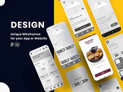 UI Wireframe Designs high fidelity landing page low fidelity product design ui uiux ux wireframe wireframing