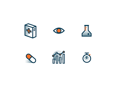 Icon set gradient graph icon icons illustrator medical medicine pharmaceutical pill stroke vector