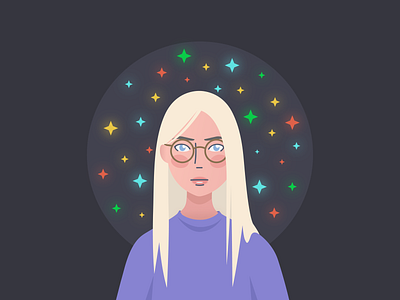 Profile pic avatar illustrator person portrait profile profilepicture space vector