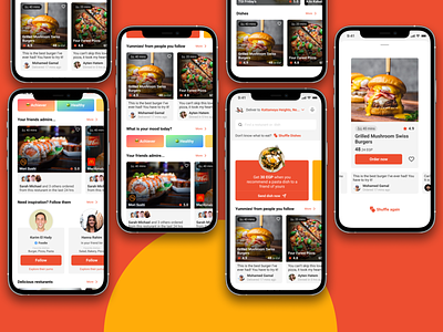 Elmenus App – Food Influencing Strategy app appdesign design ui uidesign ux uxdesign webdesign