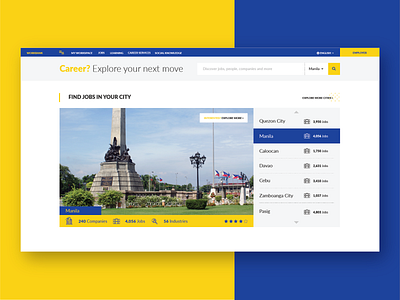 Find Jobs in Your City experiencedesign ui uidesign ux uxdesign webdesign