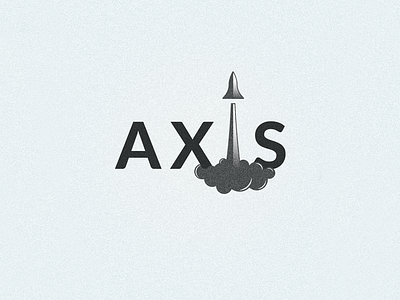 Logo Challenge #1 - Axis Logo design gradient illustrator logo logo challenge photoshop rocket simple space