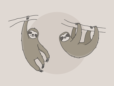 Sloths Illustration