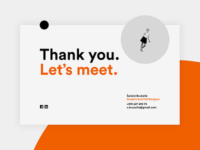 Portfolio in progress circles circular designer orange portfolio pro self promo template