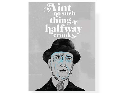 Nucky graphic design illustration pen and ink poster