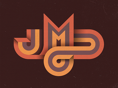 Monogram design graphic design illustration logo photoshop typography vector