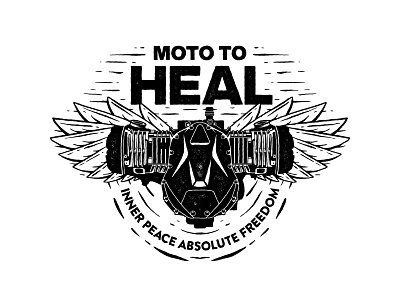 Moto to Heal branding design graphic design illustration logo typography vector