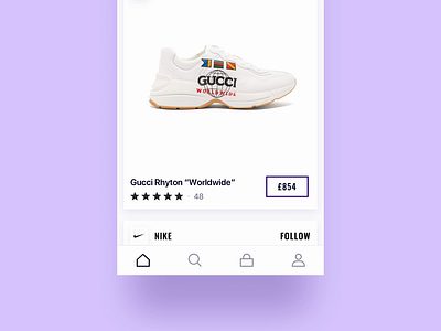 Slide to purchase button aftereffects animation app button button design design ecommerce glow ios minimalistic mobile motion particular product card smoke swipe ui user interface ux violet