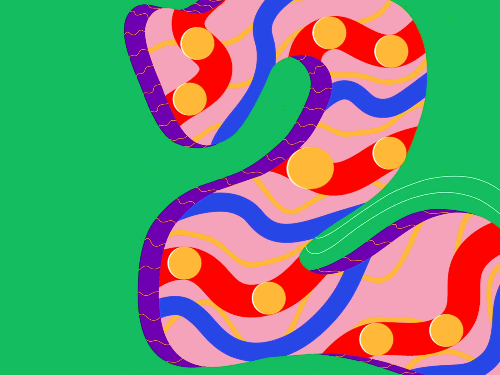 2 36days 2 36daysoftype 36daysoftype08 abstract animated type animation animation 2d bold circles designforanimation number2 patterns type waves