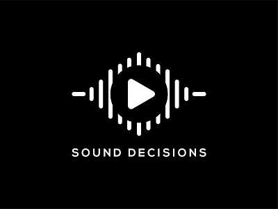 Play Sound l Logo Design brand branding logo music play sound sound wave wave