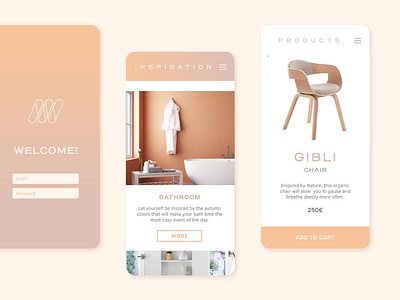 Maynooth mobile ecommerce furniture app furniture design furniture store maynooth ui ux