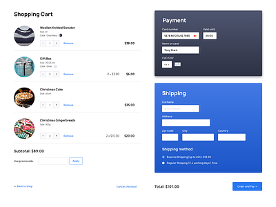 Checkout Form cart checkout checkout page credit card form shopping cart