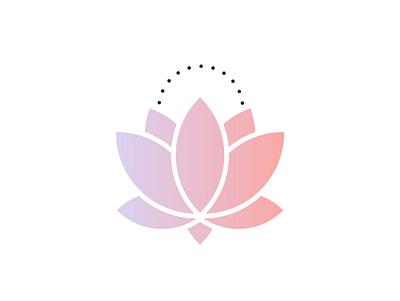 Lotus Logo branding colorful drawing flower graphic graphicdesign illustration logo logodesign meditation pastels spiritual ui vector yoga