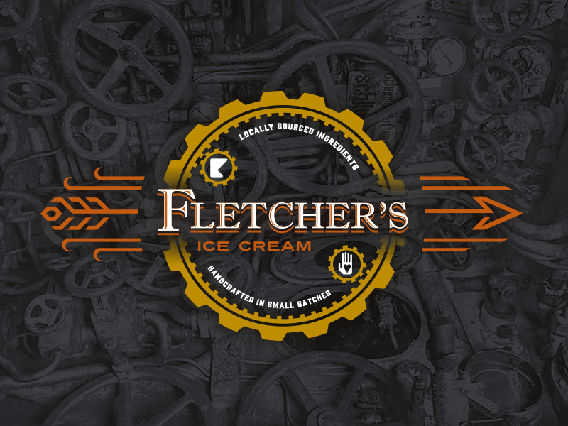 Fletcher's Ice Cream by Grant Hasbrouck on Dribbble