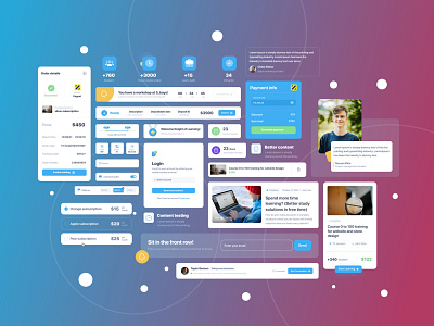 "LearnDo" Ui Component component design designer ui ui design ui kit uiux