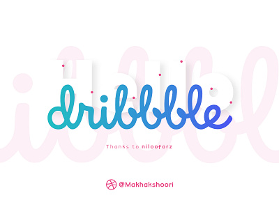 Hello dribbble design designer graphic design hello hello dribbble