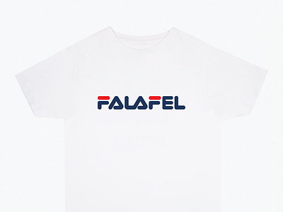 Falafel falafel sports t shirt tee tshirt design typogaphy