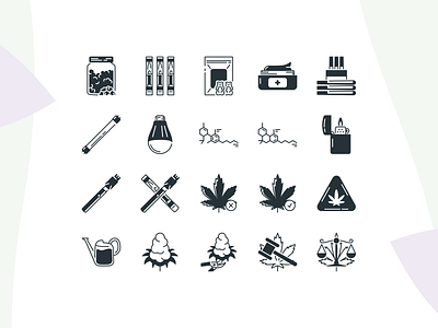 Cannabis Iconpack - Preview Two