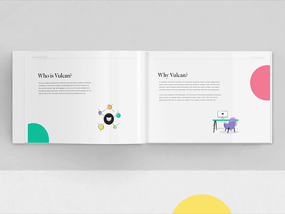 Vulcan Client Proposal Booklet book booklet brand client icons illustration print print design printing prints stationery typography web design