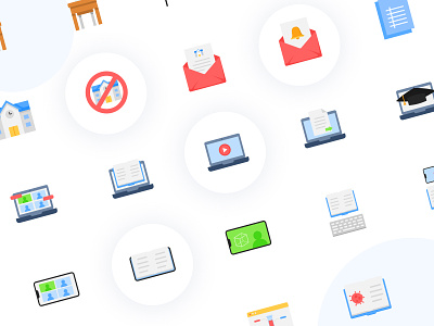 Free icon pack: Back to School (Pandemic Edition) backtoschool backtothefuture branding covid19 design flat focuslab icon icons illustration pandemic ueno vector