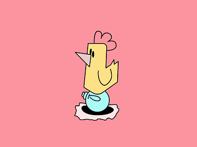 Hatching an Idea aftereffects animate animation character characterdesign chicken design focuslab idea ideas illustration ueno vector