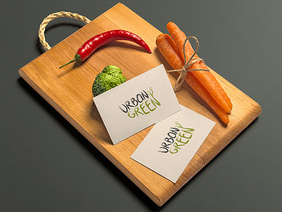 Urban Green Logo Creation branding design food graphic design logo restaurant