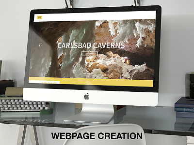 Carlsbad Caverns Responsive Web Coding and Design code coding design graphic design programming responsive web web design webpage