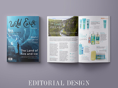 Wild Earth Travel Magazine adventure design editorial design graphic design lifestyle magazine travel
