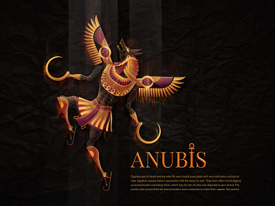 Anubis adobe illustrator anubis character character art conceptual illustration digital art editorial illustration illustration mythology vector art