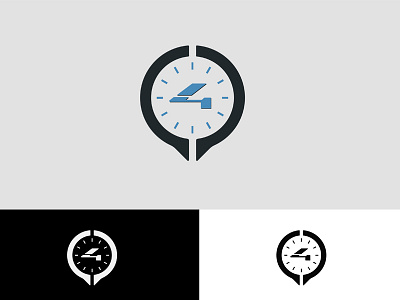 Halo 4 Timer Logo gaming halo icon identity ios7 logo minimalism mobile app timer vector