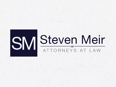Steven Meier Minimalistic Concept attorneys concept helvetica logo minimal minimalistic