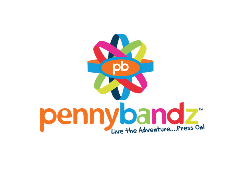 Penny Bandz Logo Design typography product branding illustration cafe design logo