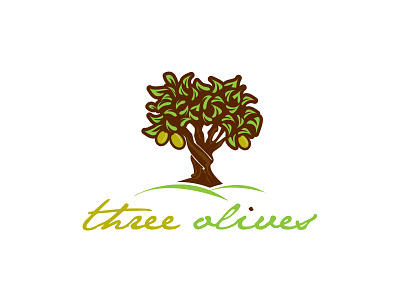 Three Olives bottle branding cafe design illustration label logo restaurant wine