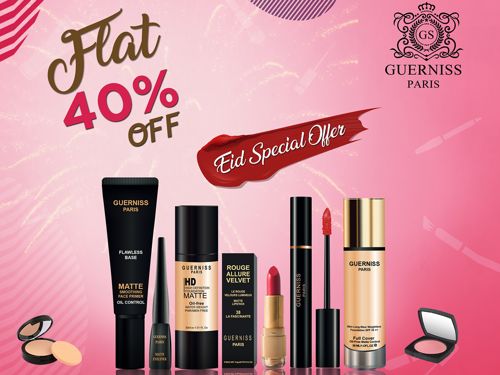 Cosmetic Discount Offer Banner By Kazi Faiz Ahmed On Dribbble
