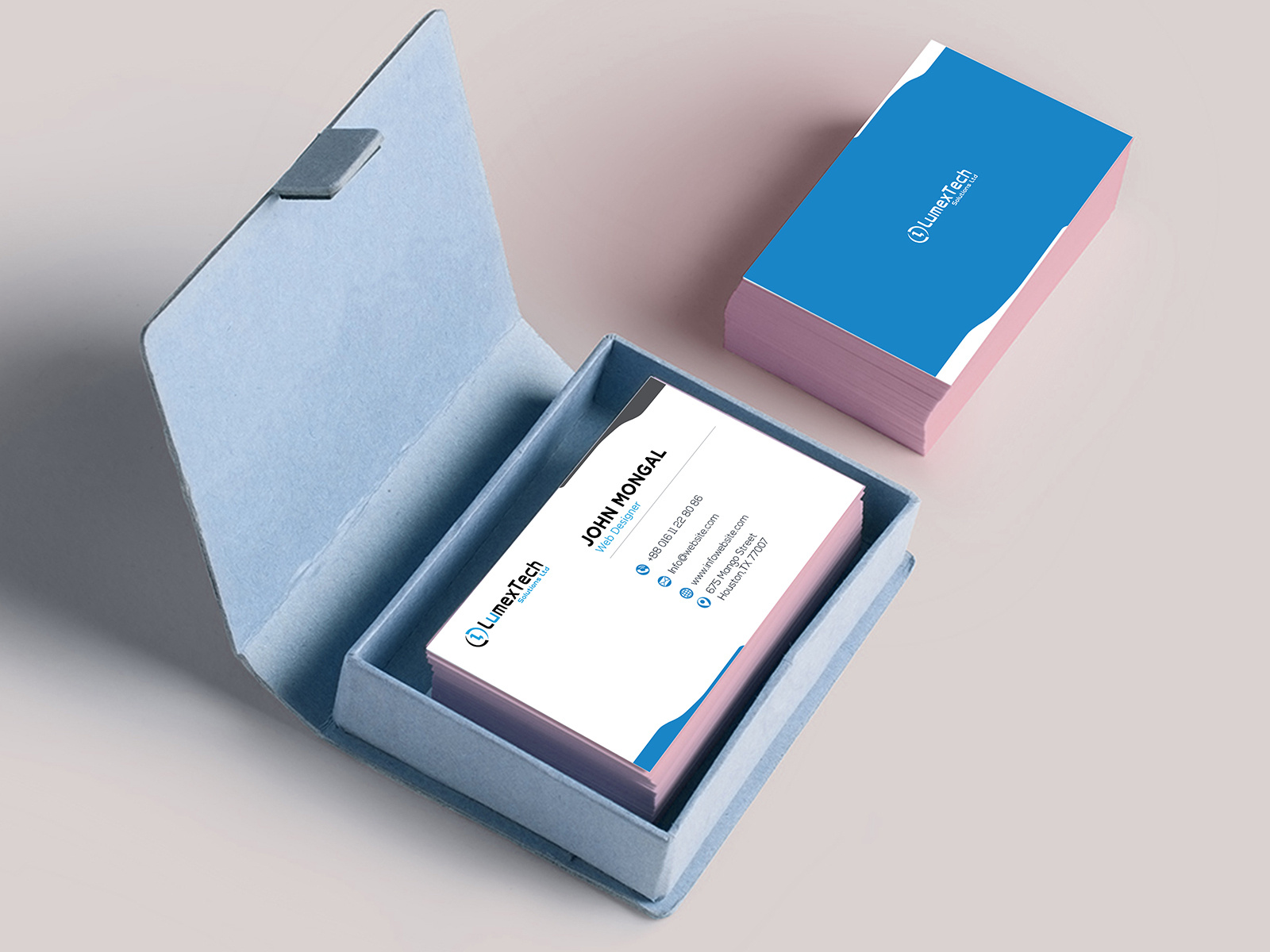 MODERN PROFESSIONAL BUSINESS CARD by Kazi Faiz Ahmed on Dribbble