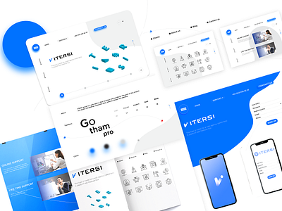 ITERSI Visual Identity Guideline brand identity branding design icon logo logo design logotype mark minimal style guide tech typography ui ux vector visual identity web agency web design web development website