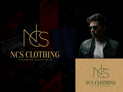 NCS Clothing Fashion Products Branding Logo apparel beauty boutique brand branding clothing clothing brand design fashion fashion logo identity labels logo mark minimal model palette tags typography vector