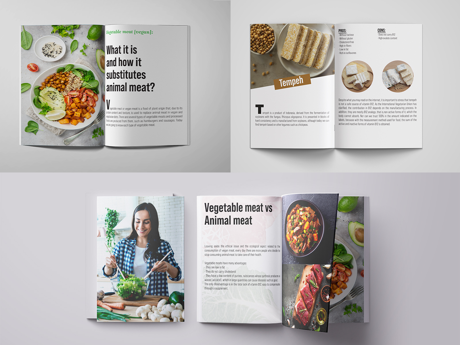 Vegan Corner Branding Magazine Layout by Kazi Faiz Ahmed on Dribbble