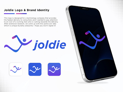 Joldie - Tech logo and brand identity design abstract logo app app logo brand identity brand identity design branding branding agency creative logo financial app logo financial logo logo logo design logo mark logo trend modern logo tech financial logo tech logo technology logo typography vector