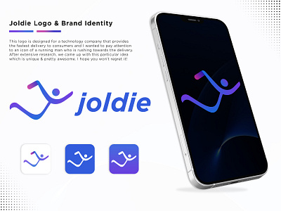 Joldie - Tech logo and brand identity design