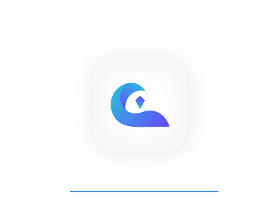C Wave Minimal App Logo & Branding