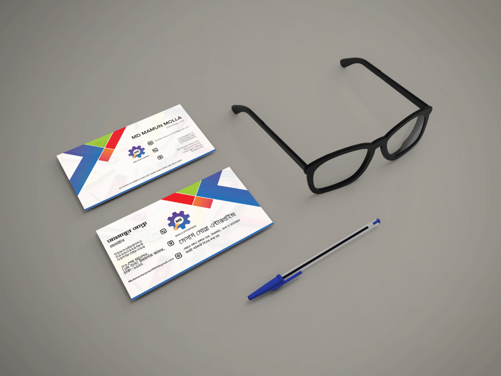 Business Card Molla Enterprise brand branding business business card design business cards businesscard corporate corporate branding corporate design design designer designs graphic design graphic design graphics mockup mockup psd mockup template print print design