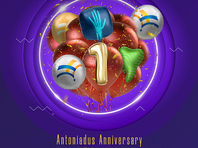 Andalusia Antoniadus Anniversary Campaign 3d andalusia anniversary balloon celebrate design graphic design manipulation medical photoshop social media typography