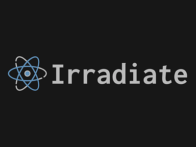 Irradiate Logo brand design logo radiation